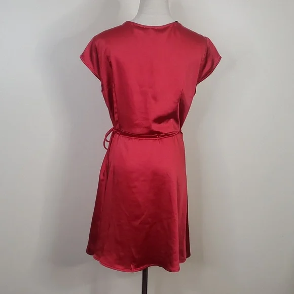 NWT Princess Polly Red Emily Mini Dress 12 - Picture 3 of 8